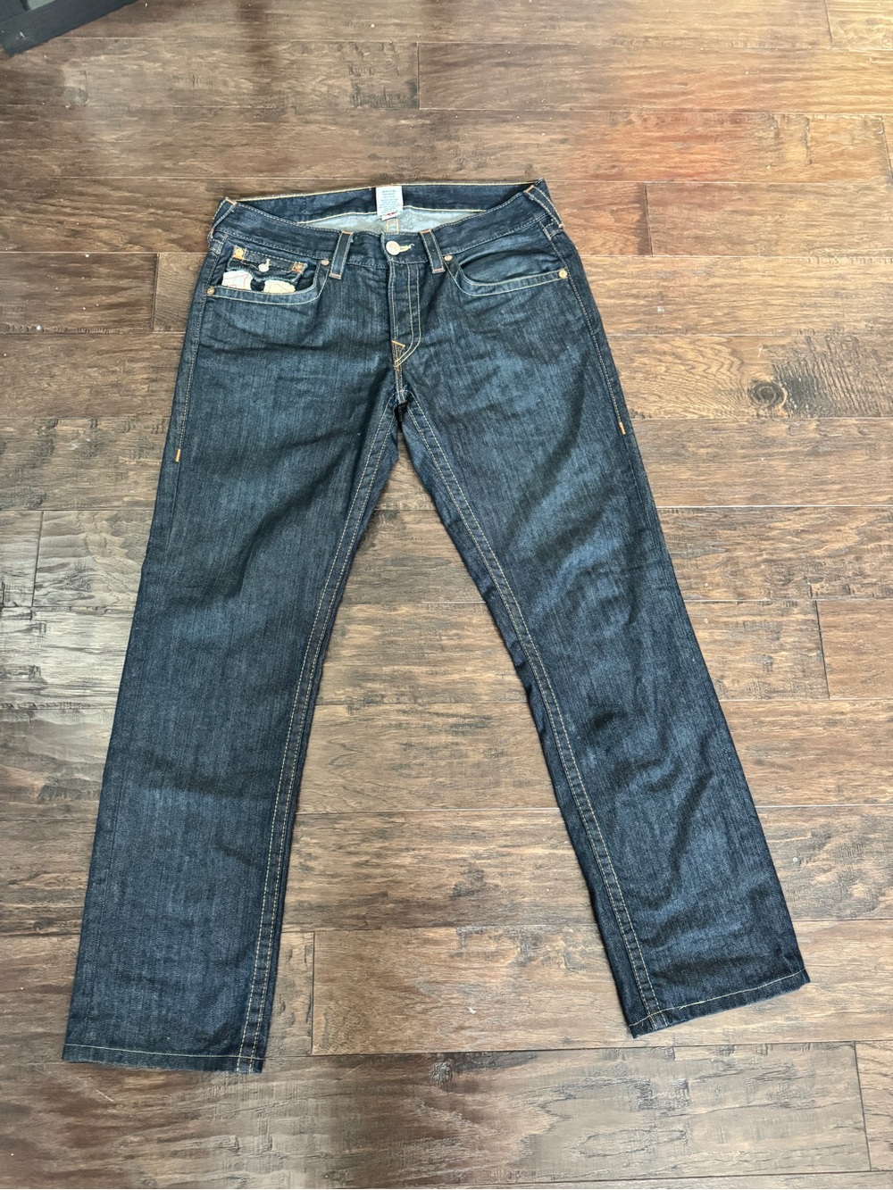 True Religion Men's Slim Jeans in Dark Indigo